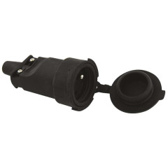 Z�suvka gumen� IP65 �ierna (P0044)