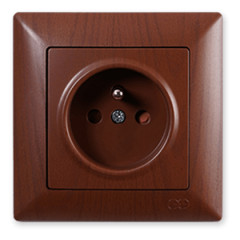 Z�suvka 2P VISAGE AMAZON orech