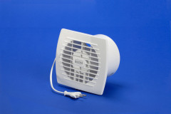 Ventil�tor elektrick� so sp�na�om a k�blom 100 mm EXTRA  BIELY (EI-EE100WP)