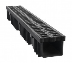 ��ab odvod�ovac� PP A15 1000x130x105 mm s polypropyl�novou mre�ou