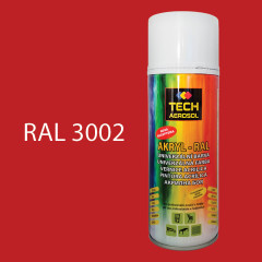 Farba v spreji akrylov� TECH RAL 3002 leskl� 400 ml