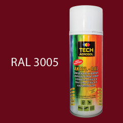Farba v spreji akrylov� TECH RAL 3005 leskl� 400 ml