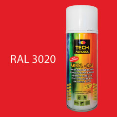 Farba v spreji akrylov� TECH RAL 3020 leskl� 400 ml