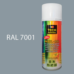 Farba v spreji akrylov� TECH RAL 7001 leskl� 400 ml