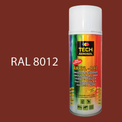 Farba v spreji akrylov� TECH RAL 8012 leskl� 400 ml