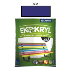 Farba Ekokryl Lesk 0455 (modr� tmav�) 0,6 l