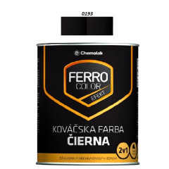 Farba na kov Ferro Color efekt/0193 0,75 L (kov��ska �ierna)