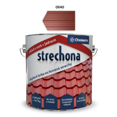 Farba na kov Strechona 2v1 0840 (�ervenohned�) 2 l