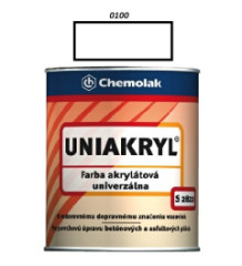 Farba na bet�n Uniakryl 5 kg /0100 (biela)
