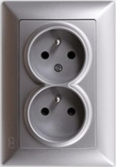 Dvojz�suvka 2x2P VISAGE AMBIENCE strieborn�