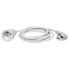 Pr�vod predl�ovac� spojka 1,5 m / 1 z�suvka BIELY (P0111)