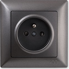 Z�suvka 2P VISAGE AMBIENCE tmavo�ed� (dymov�)