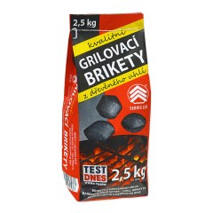 Brikety grilovacie z dreven�ho uhlia Servis Les 2,5 kg