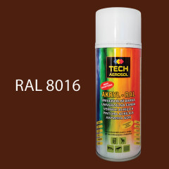 Farba v spreji akrylov� TECH RAL 8016 leskl� 400 ml