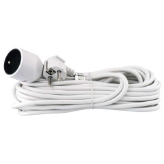 Pr�vod predl�ovac� spojka 10 m / 1 z�suvka BIELY (P0110)