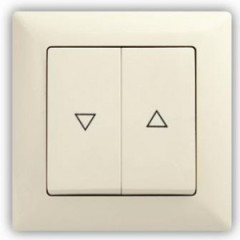 Tla�idlo na ovl�danie roliet VISAGE IVORY b�ov�