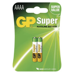 Bat�rie alkalick� �peci�lne GP 25A AAAA LR61 1,5 V / 2 ks (B1306)