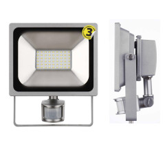 LED reflektor 30 W PIR PROFI neutr�lna biela (ZS2730)