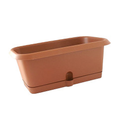 Kvetin�� samozavla�ovac� 40 cm terakota