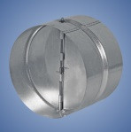 Klapka kovov� sp�tn� ZKK d= 150 mm