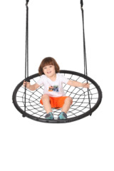 Hojda�ka detsk� 100 cm �ierna