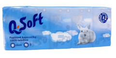 Vreckovky papierov� Q-Soft 3-vrstvov�