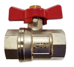 Koh�t gu�ov� FF 1/2" plnoprietokov� PN 16, mot��