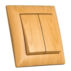 Vyp�na� �. 5B dvojit� striedav� VISAGE AMAZON javor