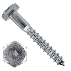 Skrutka podstavcov� DIN 571 8x100 Zn