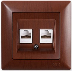 Z�suvka d�tov� 2xCat5 VISAGE AMAZON ORECH