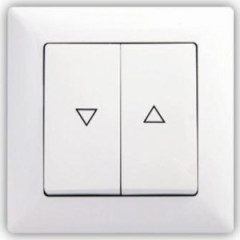 Tla�idlo na ovl�danie roliet VISAGE SIMPLE biele