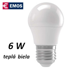 �iarovka LED mini globe 6W, tepl� biela, E27 (ZQ1120)