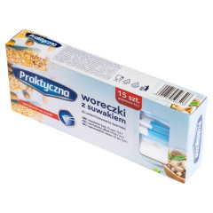 Vreck� s praktick�m zipsom 2,5 l 15 ks