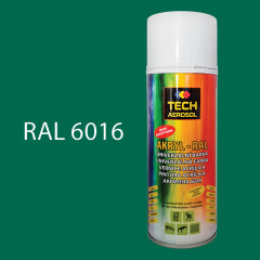 Farba v spreji akrylov� TECH RAL 6016 leskl� 400 ml