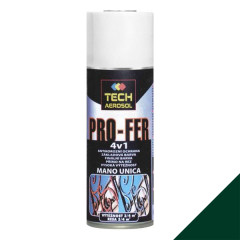 Farba v spreji TECH PRO-FER 4v1 RAL 6005 tmavozelen�