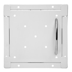 Dvierka rev�zne 194x194 mm KOVOV� BIELE (EI-MDU2020)