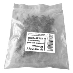Skrutka do sadrokart�nu VRS-FD 3,5x25 drevo bal.100ks