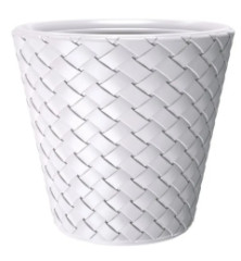 Kvetin�� Matubo 29,8 cm bez vlo�ky BIELA (DBMA300-S449)