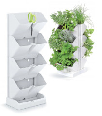 Kvetin�� vertik�lny na bylinky Mini Cascade BIELA (IO1W200-S449)