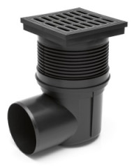 Vpus� kanaliza�n� bo�n� D110 (such� klapka, plastov� mrie�ka) (MCH-324 S)