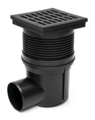 Vpus� kanaliza�n� bo�n� D75 (such� klapka, plastov� mrie�ka) (MCH-333 S)