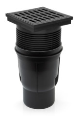 Vpus� kanaliza�n� spodn� D110 (such� klapka, plastov� mrie�ka) (MCH-727 S)