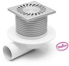 Vpus� podlahov� bo�n� D50 s plav�kom (l�mec, nerezov� mrie�ka SUN) (MCH-425 X L)