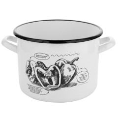 Hrniec smaltovan�  BELL 20 cm 4,7 l