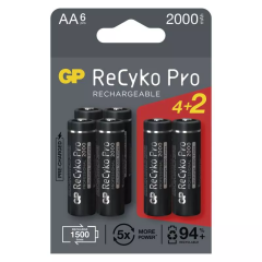 Bat�rie GP ReCyko Pro Professional AA (B2220V)