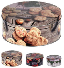 D�za na kol��e okr�hla 3 ks - viano�n� dekor