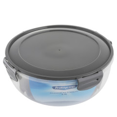 N�doba na potraviny okr�hla 2,3 l siv�