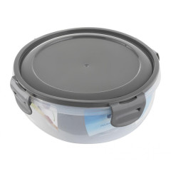 N�doba na potraviny okr�hla 1,4 l siv�