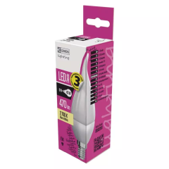 �iarovka LED Classic Candle Tail 6W E14 tepl� biela (ZQ3220T)