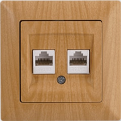 Z�suvka d�tov� 2xCat5 VISAGE AMAZON javor